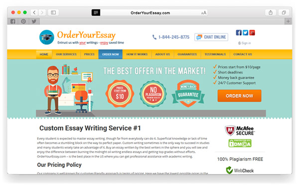 Writing services