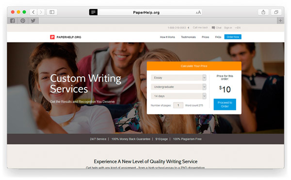 Writing services